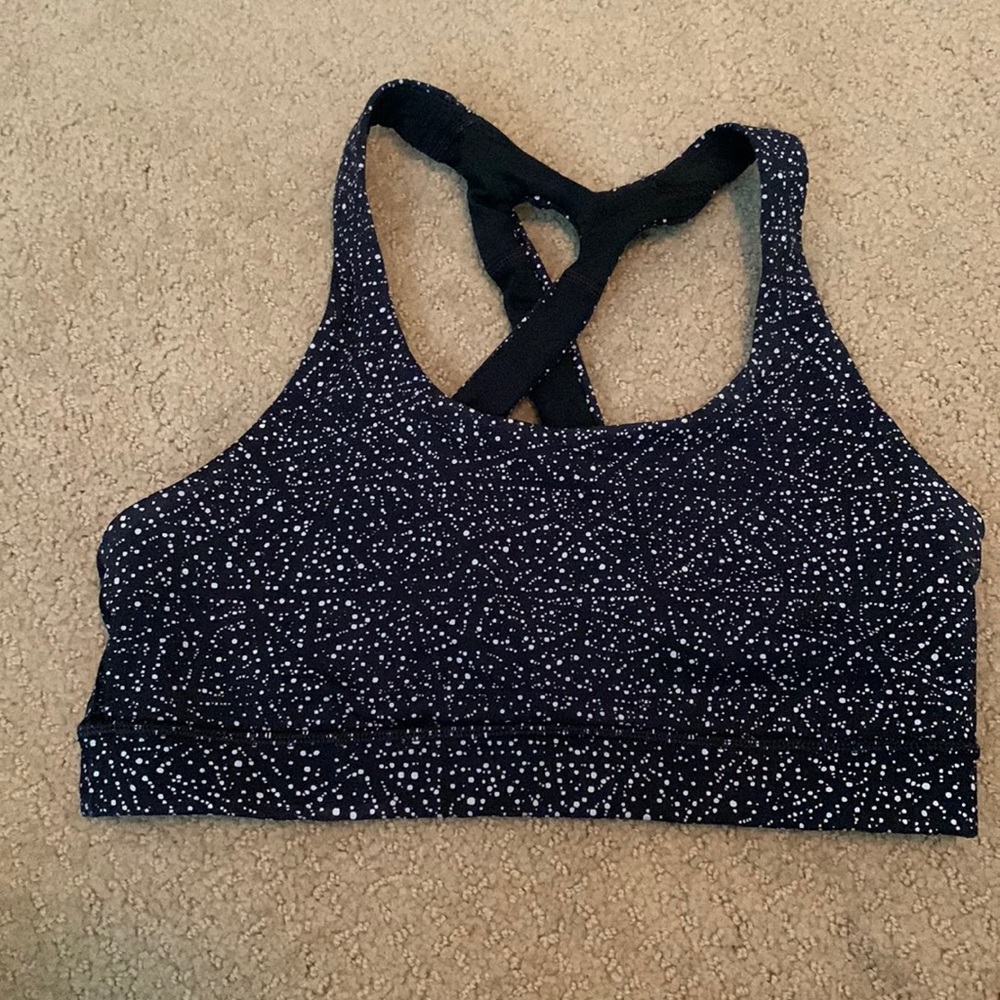 Lululemon Printed Bra. Size 6.